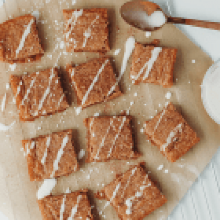 CARAMEL CHAI BLONDIES