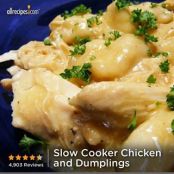 Slow Cooker Chicken and Dumplings