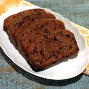 Chocolate Pound Cake with Caramel Icing