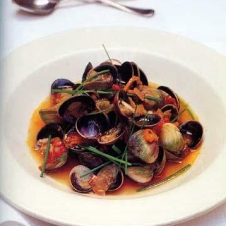 Cockles in Habanero-Chive Broth