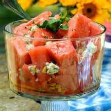 Watermelon and Blue Cheese Salad