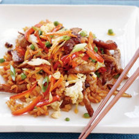 5-Vegetable Fried Rice with 5-Spice Pork
