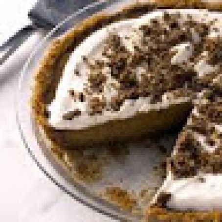 Bobby Flay's Pumpkin Pie with Cinnamon Crunch and Bourbon-Maple Whipped Cream