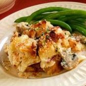 Scalloped Chicken and Mushroom Bake