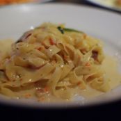 Mike's Smoked Salmon Fettucini