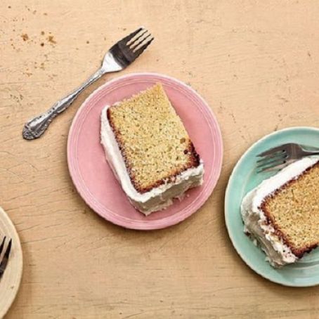 Hot Milk Cake with Vanilla Buttercream