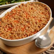 Sweet Potato Purée with Streusel Topping
