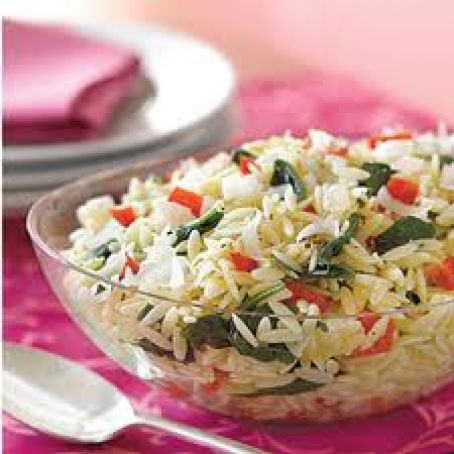 Spinach Orzo Salad