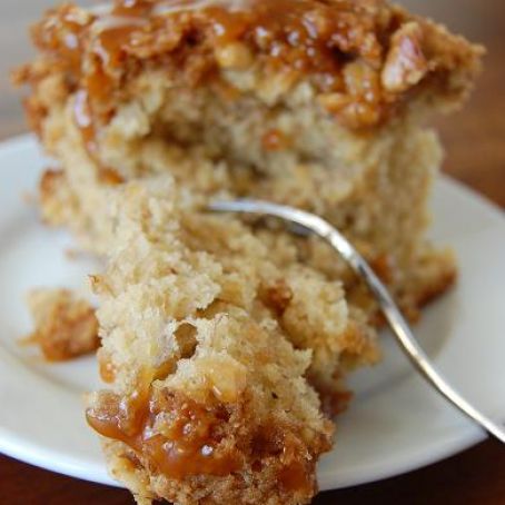 Banana Fosters Crumb Cake