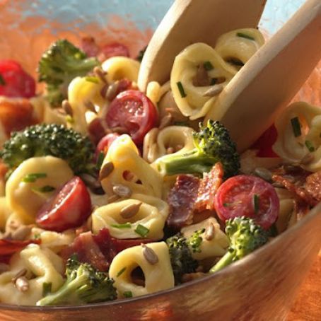 Tortellini, Broccoli and Bacon Salad