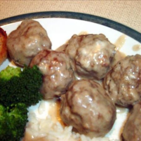 Meatballs and Gravy