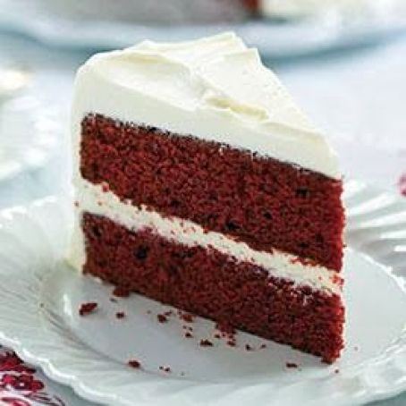RED VELVET CAKE w/CREAM CHEESE FROSTING