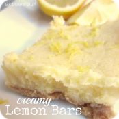 Lemon Bars, Creamy