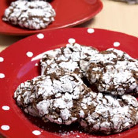 CHOCOLATE FUDGE CRACKLE COOKIES