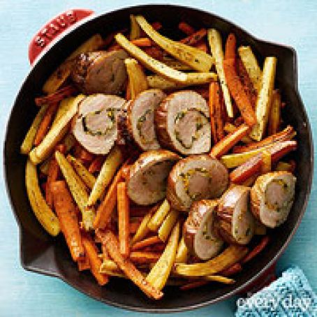 Easy Porchetta with Roasted Vegetables