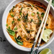 20 Minute Thai Chicken Curry Soup