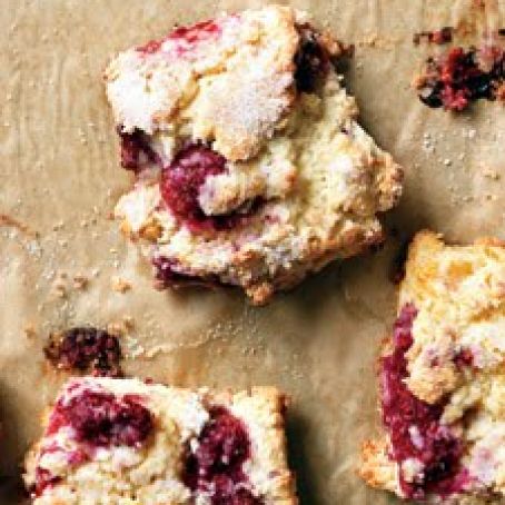 Fast Raspberry Scones