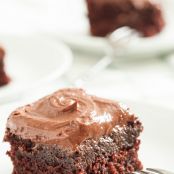 Chocolate Dump-It Cake w/Choc. Cream Cheese Frosting