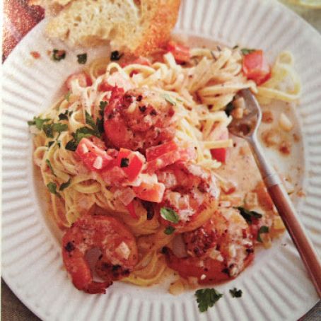 Linguine with Spicy Shrimp