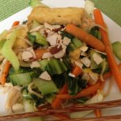 Hoisin-Glazed Bok Choy with Tofu & Soba Noodles