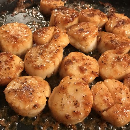Scallops with Citrus Glaze 