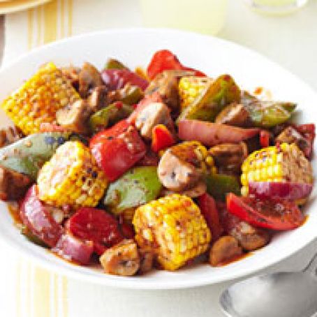 Grilled Vegetable Toss