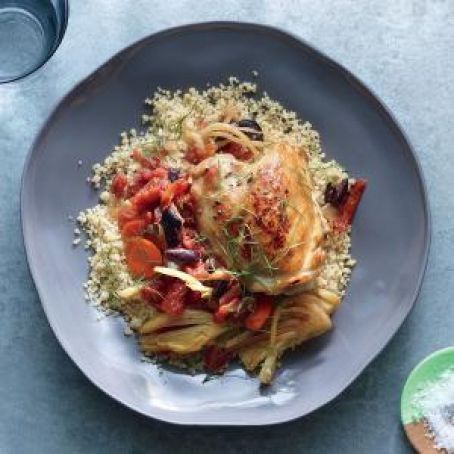 Orange and Tomato Chicken with Couscous