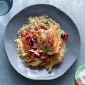 Orange and Tomato Chicken with Couscous