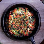 Ratatouille (Confit Byaldi) in a Skillet