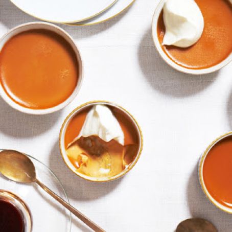 Burnt-Caramel Custards