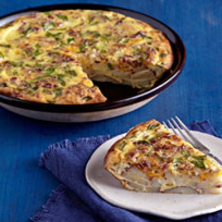 Cheddar, Bacon & Potato Frittata