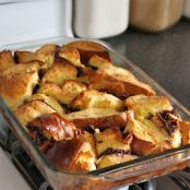 Overnight Nutella French Toast