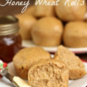No-Knead Honey Wheat Rolls