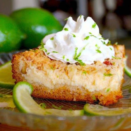 Key Lime-Cream Cheese Crumble Cake