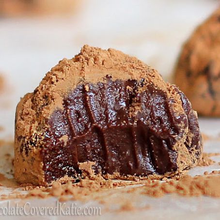 Chocolate Truffles by Chocolate Covered Katie