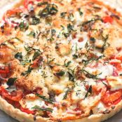 Rustic Tomato and Cheese Pie