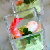 Appetizers (Shrimp Shooters With Avocado Remoulade)