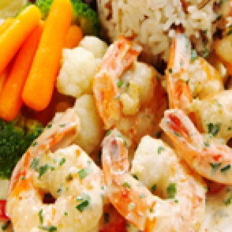 Sautéed Shrimp with Sour Cream Sauce