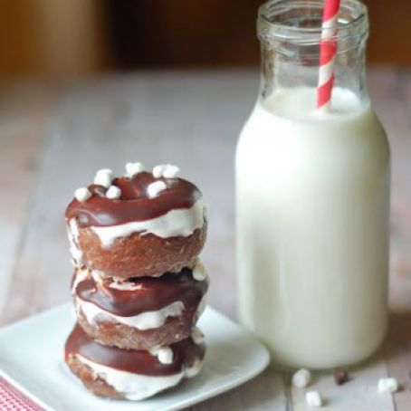 Mini Hot Chocolate Donuts