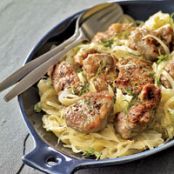 Pork Tenderloin Braised with Elderflower and Fennel