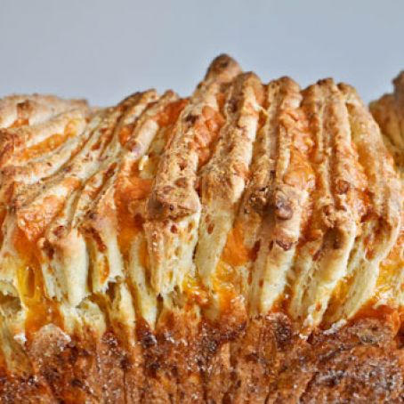 Cheesy Puff Pull Apart Bread