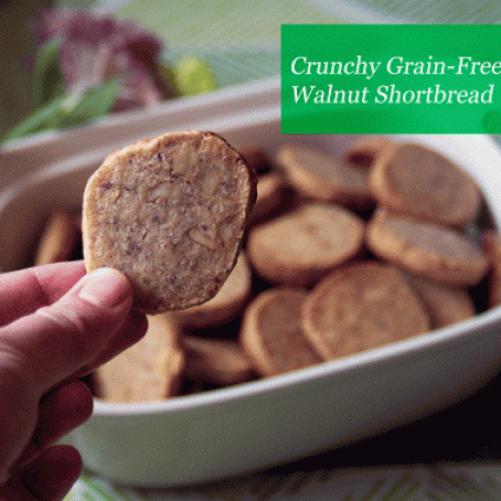 cookie - Crunchy Grain Free Walnut Shortbread