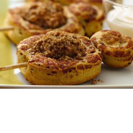 Granola Sweet Rolls on a Stick