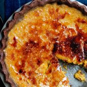 Brûléed Bourbon-Maple Pumpkin Pie