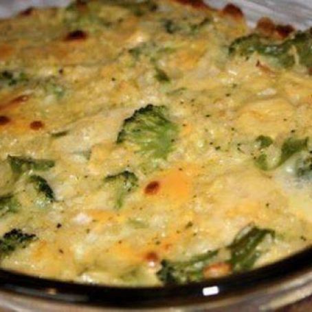 Rice Broccoli Cheese Casserole