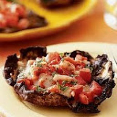 Grilled Stuffed Portobello Mushrooms