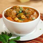 Light Italian Meatball Soup