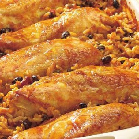 Salsa Chicken and Rice Casserole