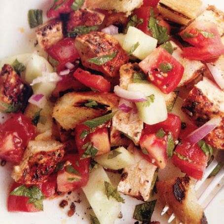 Salad: Sourdough Panzanella with Grilled Chicken