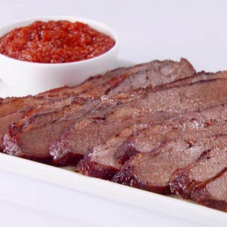 Spiced Beef Brisket with Smokey BBQ Sauce (Texas)